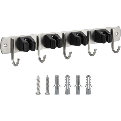 Qwbdk Stainless Utility Rail Four Cam Grips Five Hooks 48 cm - Product view